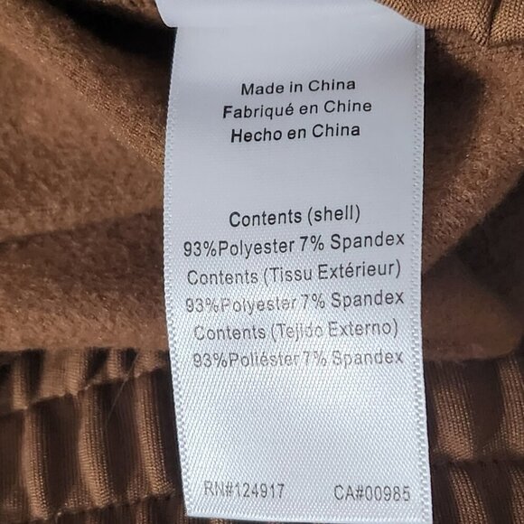 2/$50 WeWoreWhat Brown Brushed Back Terry Jogger Pants Size XS - Picture 3 of 6